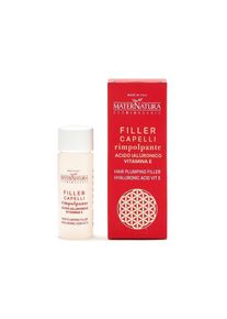 Maternatura - FILLER CAPELLI rimpolpante ACIDO IALURONICO & VITAMINA E Shampoo 50 ml unisex
