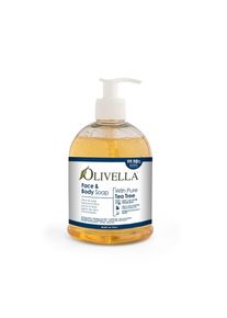 OLIVELLA - SAPONE LIQUIDO VISO & CORPO A BASE DI OLIO DI OLIVA ANTIBATTERICO - PER PELLI ACNEICHE Sapone mani 500 ml unisex