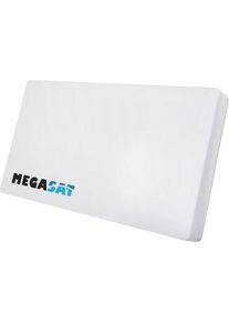 Megasat Flachantenne D4 Profi-Line, SAT, inkl. Quad LNB, weiß (200212)