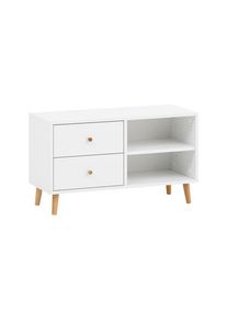 Tchibo - Badbank »Bjarne« - 79x33x46,5cm - braun - Holz / Eichenholz / Metall