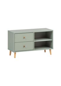 Tchibo - Badbank »Bjarne« - 79x33x46,5cm - braun - Holz / Eichenholz / Metall