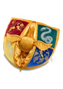Harry Potter - Hogwarts Cushion with Golden Snitch Plush Figure