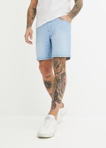 Schlupf Long-Jeans-Shorts Regular Fit, blau, Größe 40, 100% Baumwolle, bonprix