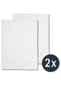 Sleezzz Basic sztreccs molleton lepedő 160/190 - 190/210 cm, dupla csomagban