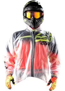 Acerbis Rain Clear 3.0, rain jacket , color: Clear , size: L/XL