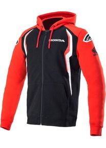 Alpinestars Honda Teamwear, capuchon met rits , kleur: rood/zwart , maat: M