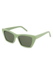 SAINT LAURENT SL276 MICA | okulary przeciwsłoneczne | Kształt okularów: motyl, nylon bio, zielony
