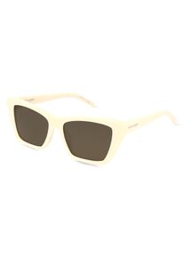 SAINT LAURENT SL276 MICA | okulary przeciwsłoneczne | Kształt okularów: motyl, nylon bio, biały