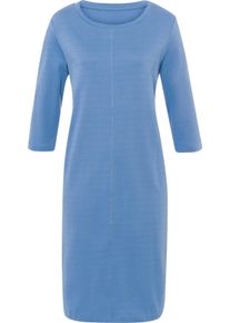 Dames Jersey jurk middenblauw Maat 48