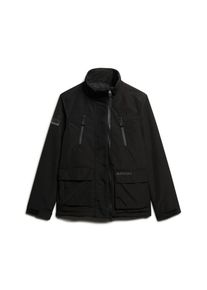 Superdry Casaco meia-estação em preto Tamanho M Simples