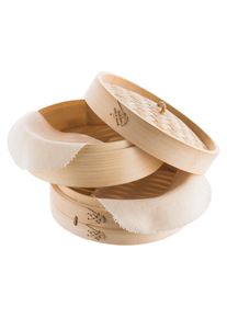 Bamboe stoommand (Ø 25 cm) | Rijst & groenten garen