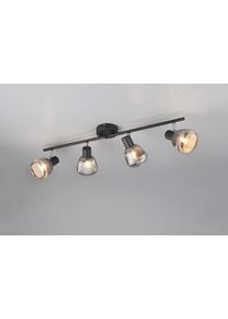 Trio Tarifa Deckenspot Schwarz, 4-flammig