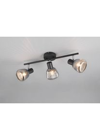 Trio Tarifa Deckenspot Schwarz, 3-flammig