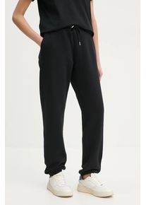 FROM FUTURE pantaloni de trening din bumbac culoarea negru, cu imprimeu, WJO01491