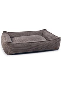 Designed by Lotte Gerippt Hundekorb, 95x80x23cm, braun