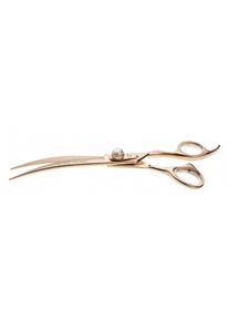 GEIB Gold Pearl Schere | 19,5 cm | gebogen