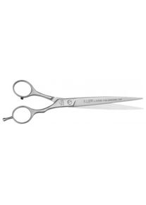 EHASO Hundeschere | mit Fingerhaken | 22 cm | Gebogen