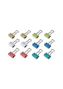 Maul Papierklem Foldback Mauly 214, 19 mm, 12 st