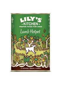 6x400g Dinner Lily's Kitchen agneau avec pommes de terre, potiron et carottes nourriture humide pour chat