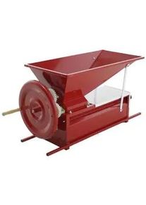 Handbetriebene Traubenm&uuml;hle / Abbeermaschine - Handrad und 4 Haltegriffe