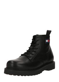 Tommy Jeans Botas com atacadores em preto
