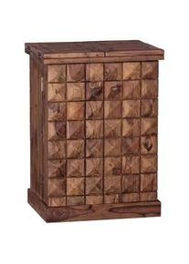 Barschrank ca. 64x91 cm Sheesham massiv