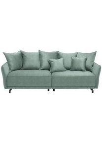 CARRYHOME Bigsofa , Mintgrün , Textil , Uni , Füllung: Silikon,Silikon , 226x91x103 cm , Stoffauswahl , Wohnzimmer, Sofas & Couches, Sofas, Textilsofas