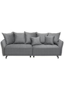 CARRYHOME Bigsofa , Grau , Textil , Uni , Füllung: Silikon,Silikon , 226x91x103 cm , Stoffauswahl , Wohnzimmer, Sofas & Couches, Sofas, Textilsofas