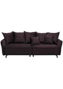 CARRYHOME Bigsofa , Lila , Textil , Uni , Füllung: Silikon,Silikon , 226x91x103 cm , Stoffauswahl , Wohnzimmer, Sofas & Couches, Sofas, Textilsofas