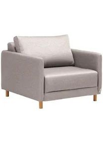 Cantus Schlafsessel , Hellbraun , Textil , 89x79x94 cm , Stoffauswahl, Liegefunktion , Wohnzimmer, Sofas & Couches, Schlafsofas, Schlafsessel