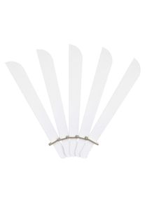 Kostüm Säbel 5er Set weiß zum Bemalen/Bekleben