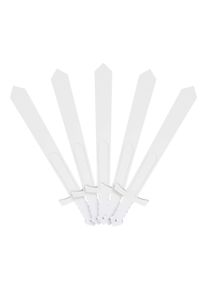 Kostüm Schwert 5er Set weiß zum Bemalen/Bekleben
