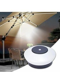 AYYQH Lampes pour Parasol, avec 10 Modes d'Éclairage Luminaire led Parasol sans Fil Réglable Bluetooth pour Parasol de Jardin Terrasse (Color)