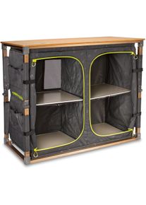 Zempire Eco Twin V2 Campingschrank, Bambusplatte, 100x49x82cm