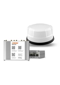 Selfsat MWR 5550 5G/4G und WLAN Internet Router inkl. Panorama Antenne, weiß