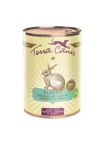 Terra Canis Nassfutter Hund Classic Adult Kaninchen 6x400 g