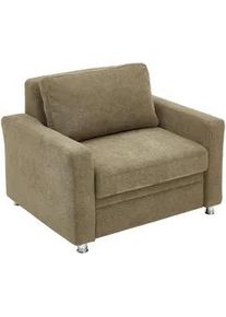 Beldomo Style Schlafsessel , Dunkelgrün , Textil , 116x90x100 cm , Goldenes M , Stoffauswahl , Wohnzimmer, Sofas & Couches, Schlafsofas, Schlafsessel