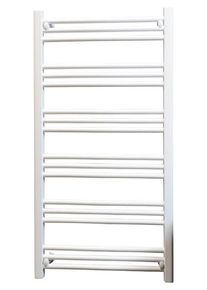 KRISS skandi heated towel rail 1140 x 600 white flat