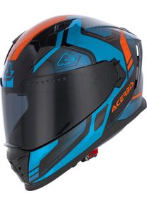 Acerbis X-Way, casco integrale , colore: Blu/Arancione/Nero , dimensione: XL