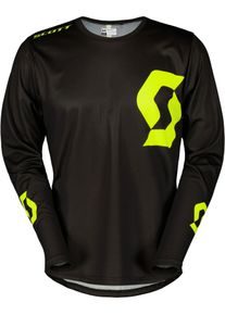 Scott Compete, jersey , color: Black/Neon-Yellow , size: XXL