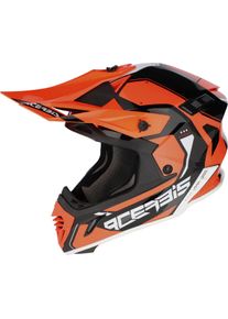 Acerbis X-Track, motocross helmet , color: Orange/Black/White , size: XXL