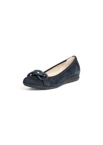 Ballerina's geitensuèdeleer Gabor Comfort blauw