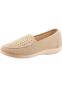 Dames Huisschoen beige Maat 38