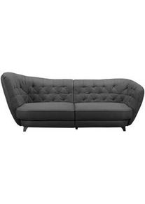 Mid.you Bigsofa , Anthrazit , Textil , 256x98x115 cm , Made in Eu , Wohnzimmer, Sofas & Couches, Sofas, Bigsofas