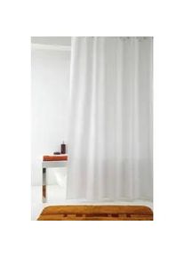 Grund Duschvorhang , Weiß , Kunststoff , Abstraktes , 240x200 cm , Oeko-Tex® Standard 100, Made in Europe , Heimtextilien, Badtextilien, Duschvorhänge