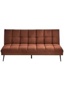 Mid.you Schlafsofa , Rostfarben , Textil , 178x84x98 cm , Liegefunktion , Wohnzimmer, Sofas & Couches, Schlafsofas, Klappsofas