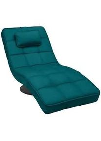 Hom´in Hom`in Relaxliege , Petrol , Textil , Uni , Füllung: Schaumstoff , 74x86x162 cm , Made in Eu , Stoffauswahl, Rücken echt , Wohnzimmer, Sofas & Couches, Relaxliegen