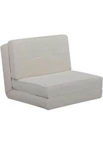 Mid.you Schlafsessel , Weiß , Textil , 74x61.5x80 cm , Liegefunktion , Wohnzimmer, Sofas & Couches, Schlafsofas, Schlafsessel