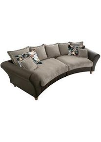 Livetastic Bigsofa , Dunkelbraun, Hellbraun , Holz, Textil , Buche, Fichte, Kiefer,Buche , Uni , Füllung: Schaumstoff,Schaumstoff,Schaumstoff , 328x98x134 cm , Made in Eu , Rücken echt, Armteil links, Armteil rechts , Wohnzimmer, Sofas & Couches, Sofas, Textilsofas