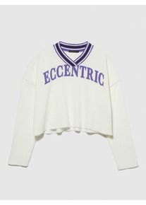 Sisley Longsleeve blauw/crème - 55% | Maat: 122 |